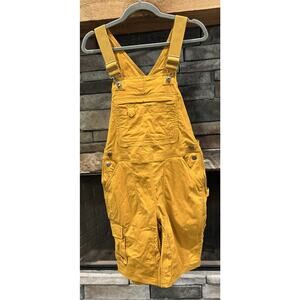 Women’s DULUTH TRADING CO Mustard Yellow Gardening Shorts Overall Size XS *A8